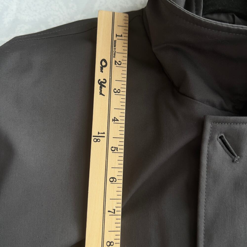J.Crew Fulton Prima-loft Full Zip Overcoat Jacket Gray Men Size XL - Picture 15 of 16